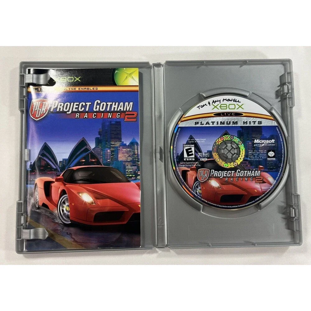 Project Gotham Racing 2 Platinum Hits Microsoft Xbox Complete with Manual Tested